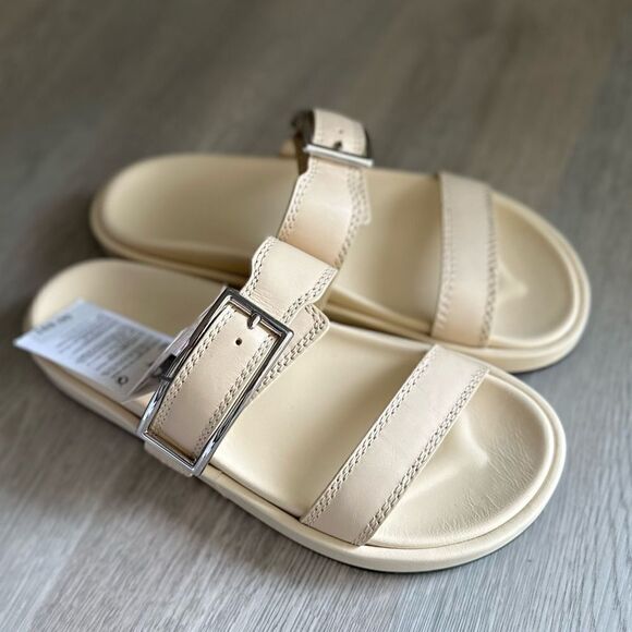 Zara SRPLS Limited Edition Genuine Leather Flats - Picture 1 of 6